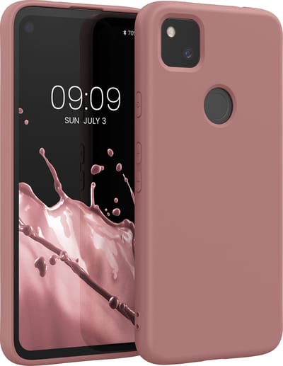 kwmobile telefoonhoesje geschikt voor Google Pixel 4a - Hoesje voor smartphone - Back cover in winter roze