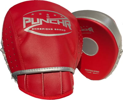 PunchR™ Professionele Handpads HPQ3 Curved Rood Zilver