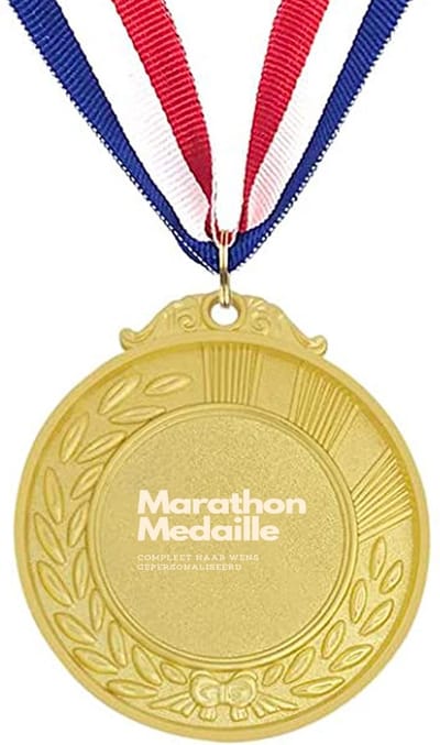 Akyol - 4 daagse medailles - marathon medailles gepersonaliseerd - medaille goudkleuring - Medaille - marathonloper - medailles voor kinderen - medailles kinderfeestje - medailles voor kinderen voetbal