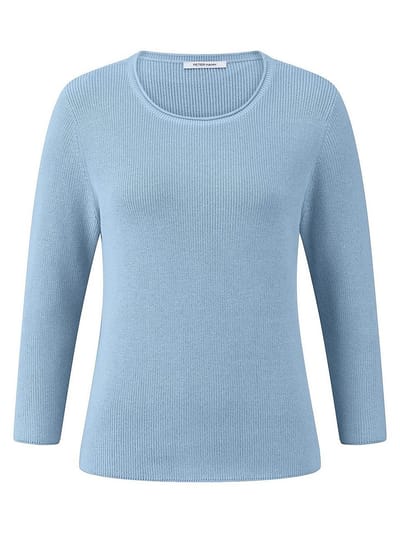Trui ronde hals Van Peter Hahn blauw