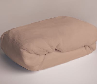 Sweet Home Fleece Teddy Hoeslaken, Coffee - 90 x 200 cm - Polyester