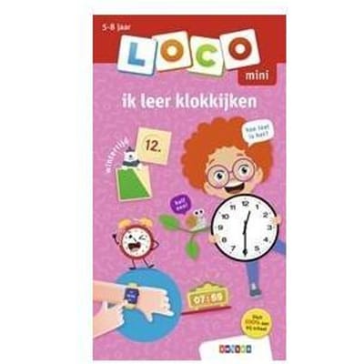Loco mini ik leer klokkijken Educatieve boeken (spelletjes en raadsels)