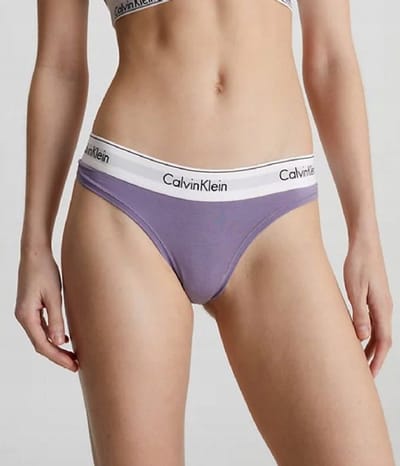 Calvin Klein String - Dames - Violette - Met Logo - Maat M