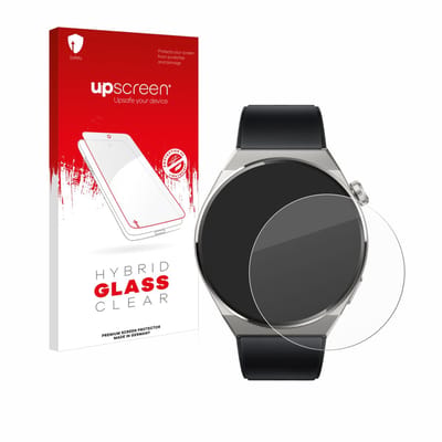upscreen - Screenprotector voor Huawei Watch GT 3 Pro Titanium (46mm) - Folie Beschermfolie Beschermglas transparant