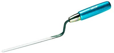 Deense Voegentroffel - Koolstofstaal, 10mm Breedte, Houten Handvat