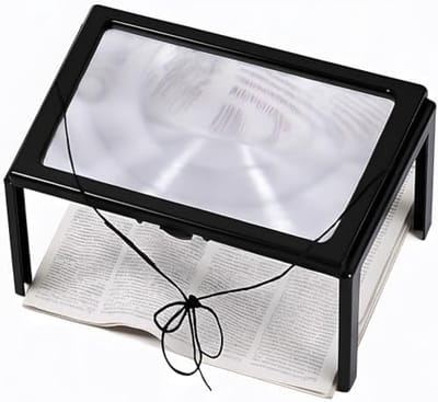 PromoHome A4 Leesloep met LED Verlichting en Opvouwbare Standaard