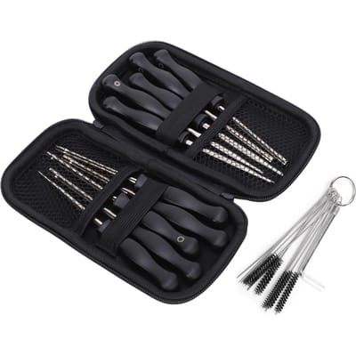 Carburateur Carb Afstelschroevendraaierset RVS Afstel Handgereedschap voor STIHL black