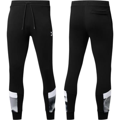 Puma Cloud Pack Mcs Track Suit Broek Joggers Zwart Heren 596336 01