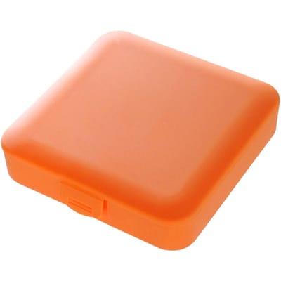 Opbergdoos Maandverband Kleine Draagbare Organizer voor Menstruatiepads Multifunctioneel Grote Capaciteit oranje