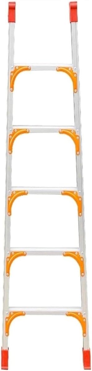 Stapelbed Ladder - Hoogslaper Trap - Veilig Klimmen - Sterke Draagkracht - 150cm Hoog - Zilver
