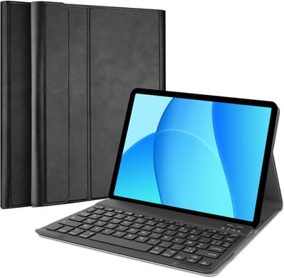 Just in Case tablet Hoes met Toetsenbord geschikt voor Oppo Pad SE - AZERTY Bluetooth Keyboard Case - Zwart