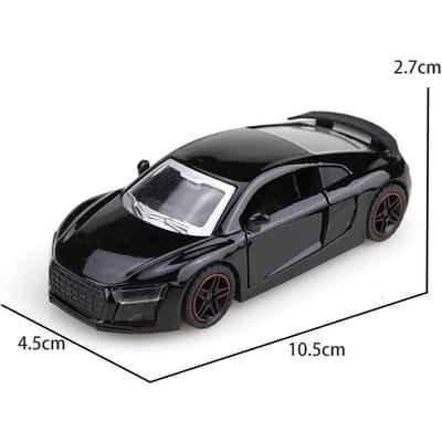 (Verpakt)1:43 R8 Raceauto, Legeringsmodelauto, Gesimuleerd Voertuig, Kinderen Legeringsauto, Jongens Speelgoedmodel, Auto-Ornamenten