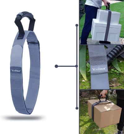 Extra Sterke Bagage Spanband met Handvat voor Zware en Grote Lasten 68kg