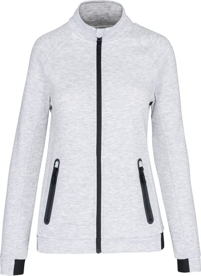 PROACT® Damesjasje met opstaande kraag PA379 - Ash Heather - XXL