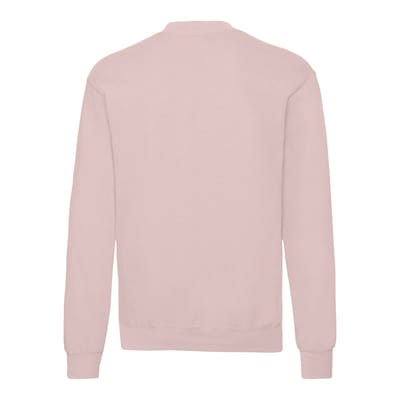 Fruit of the Loom Heren Klassiek 80/20 Ingezet Sweatshirt (Poederroos)