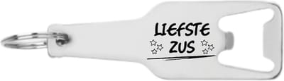 Akyol - liefste zus flesopener - Zus - familie - cadeau - 105 x 25mm