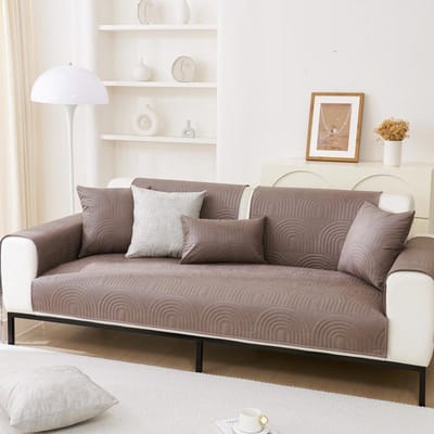 Waterdicht Technische Stof Bankkussen, Lichte Luxe, Modern en High-end, Vierseizoenen Universeel Antislip Zitkussen, Rugleuninghoes, Hoes 70*70cm