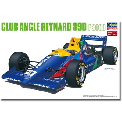 Hasegawa Modelbouwpakket Militaire voertuigen - 20679 Club Angle Reynard 89D F3000 - Formula 1 R Auto Plastic - 1:24 - Modelbouw