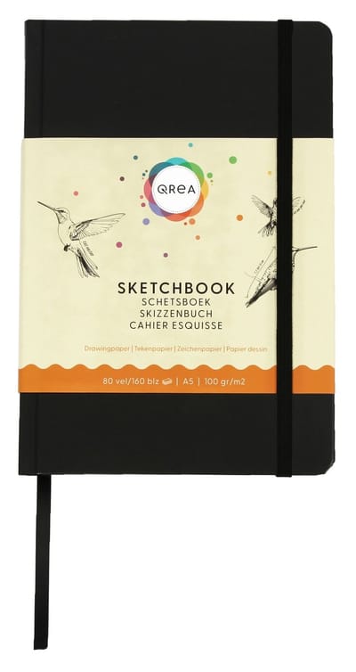 Tekenboek qrea a5 100gr 80vel | 20 stuks