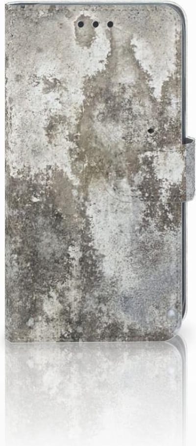 Apple iPhone Xr Bookcase Beton Print