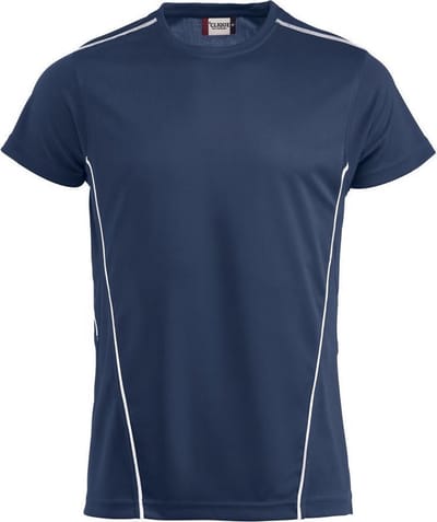 Clique Ice Sport T Navy/Wit maat XS