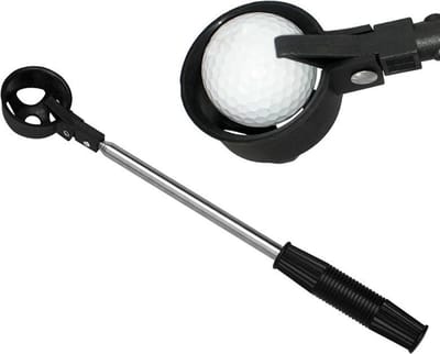 Finnacle - De ultieme golfgadget - golfbalhengel met automatische vergrendeling en uitschuifbare lengte van 2M - nooit meer bukken voor verloren ballen!
