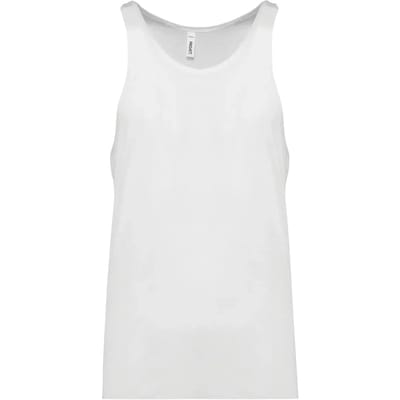 Triblend herentanktop sportshirt 'Proact' White - M