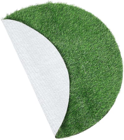 Kunstgrasmat Rond - Nepgazon Decoratie - Feestelijke Tafel Decoratie - Onderhoudsvrij en Duurzaam - 70 cm Diameter - Groen