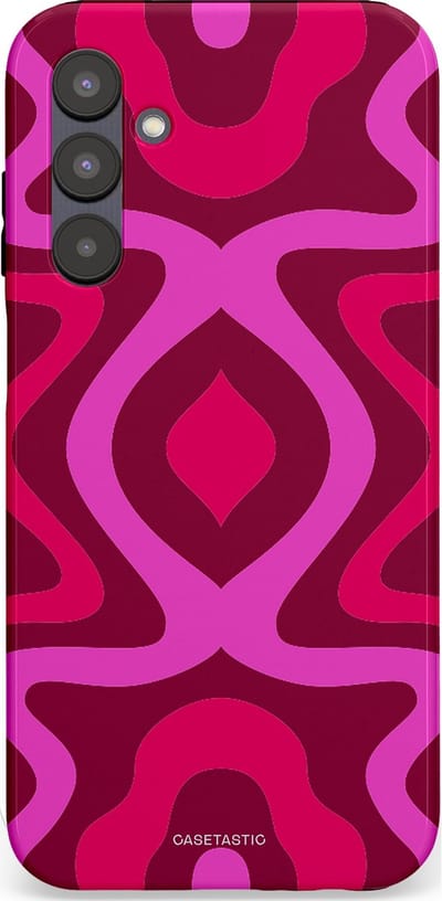 Casetastic Hoesje Geschikt voor Samsung A25 - Stijlvolle Beschermende Duo-layer Case - Retro golf