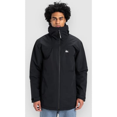 Quiksilver Overcast 3k Parka Zwart M Man