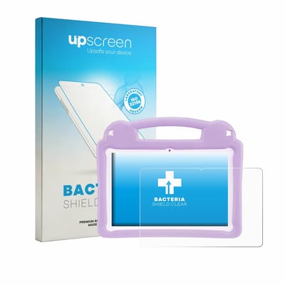 upscreen - Screenprotector voor LETGOSPT Kids Tablet 10.1" - Folie Beschermfolie transparant antibacterieel