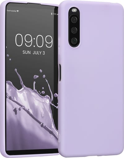 kwmobile telefoonhoesje geschikt voor Sony Xperia 10 IV - Hoesje voor smartphone - Back cover in lavendel