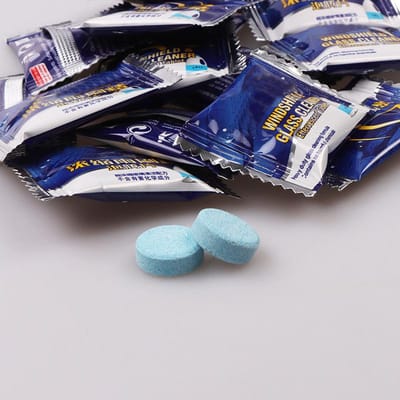 10 Stuks Auto Voorruit Glaswasser Reiniger Compact Bruistabletten Detergent 10Pcs/Set blauw