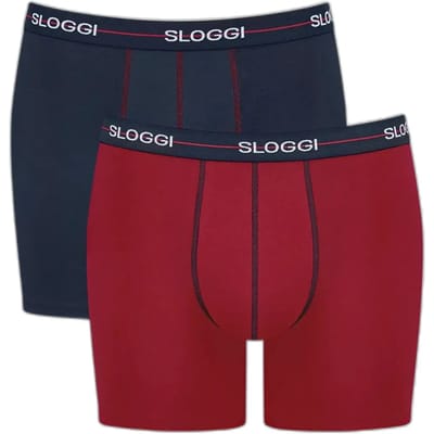 sloggi Langer Boxer Blue Start