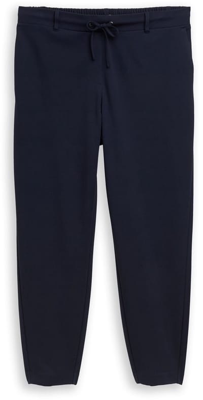 Tom Tailor - Plus Size - broek met losse pasvorm - Maat 54 - sky captain blue