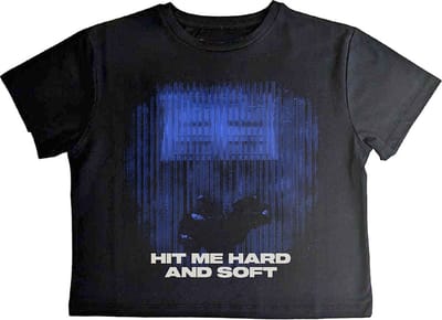 Billie Eilish - HMHAS Blue Lines Crop top - S - Zwart