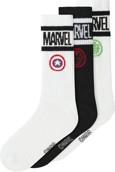NAME IT - NKMANLO MARVEL 3P TENNIS SOCK MAR - Jongens - Sokken