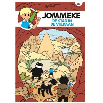 De Stad In De Vulkaan - Jommeke Strip - Jef Nys