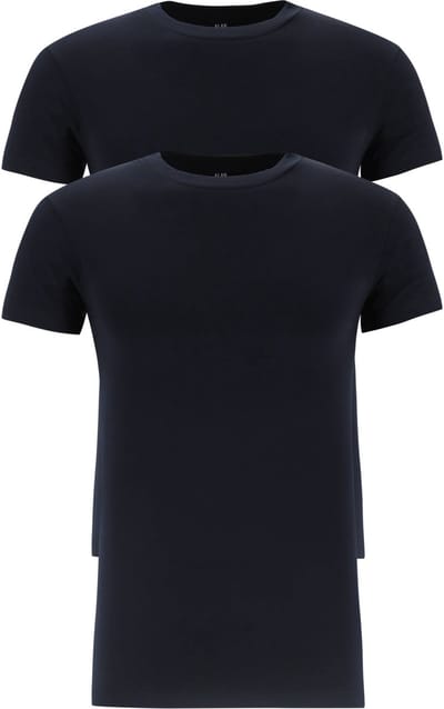 ALAN RED T-shirts OAKVILLE (2-pack) - O-hals stretch - blauw