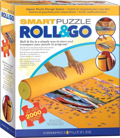 Eurographics - Smart Puzzle Roll&Go Mat - Vilten puzzelmat om op te rollen tot 2000 stukjes - 76×127cm