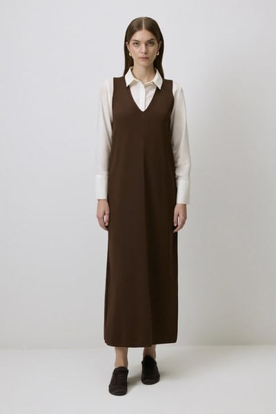 Touché Privé - Gebreid gilet - Bruin - Dames