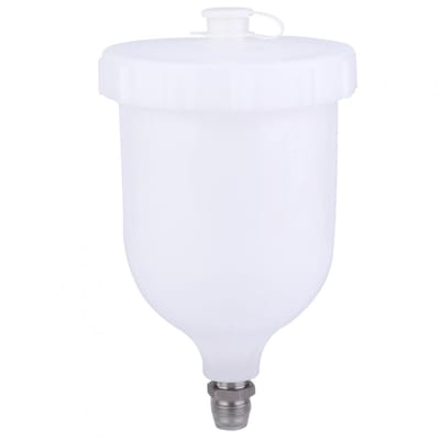 Allecto verfspuitpistoolpot 600 ml zwaartekrachttoevoer spuitpistoolbeker hoge kwaliteit geschikt voor D-evilbiss GTI/T-EKNA Pro