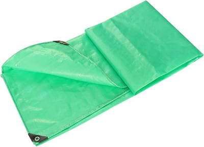 Waterdicht Zeil - Afdekzeil Regenbestendig - Tuinmeubelen Beschermen - Versterkte Rubberen Randen - 160 x 260 cm - Groen