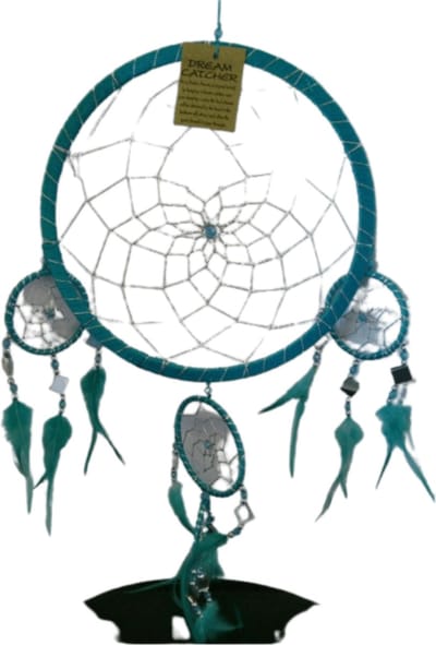 Dromenvanger - Spiegel - 22cm - Zwart - Dreamcatcher