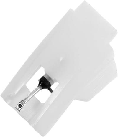 Vervangingsnaald Platenspeler - Stylus Naald - Muziek Luisteren - Hoge Geluidskwaliteit - 2.1 x 1.2 cm - Wit