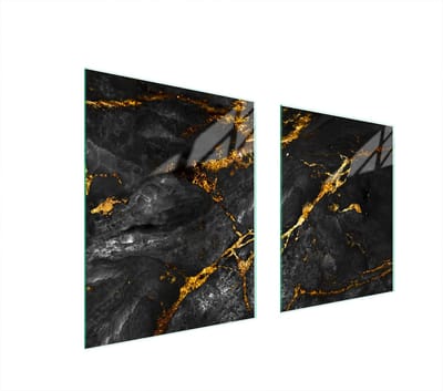 TMK ArtDeko - Snijplank - Glas - 85x52cm - Marmerpatroon