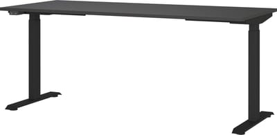Elektrisch zit-sta Bureau Galileo Grafiet - 180x80cm - Hoogte 120 cm - In hoogte verstelbaar