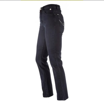 Brams Paris Lily women C24 pant dark blue stretch denim