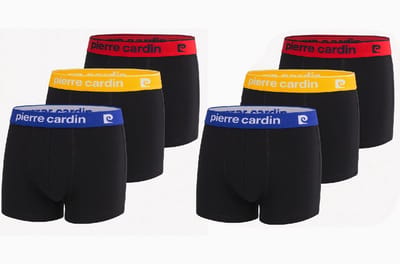 Pierre Cardin - Heren Boxershorts 6-pack – Black Edition – Zwart – Comfort katoen - Maat XL