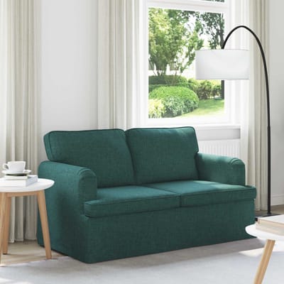 vidaXL - Bank - Donkergroen - 144 - x - 80 - x - 85 - cm - Stof